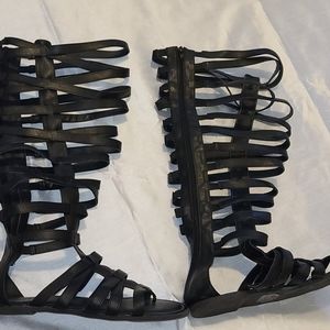 Torrid Black Gladiator Sandals